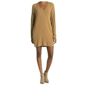 Socialite Khaki Dropped Shoulder Dress Size Small